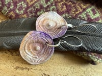 Image 2 of In Lilac . Organic porcelain earrings