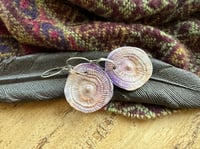 Image 7 of In Lilac . Organic porcelain earrings