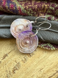 Image 5 of In Lilac . Organic porcelain earrings