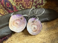 Image 12 of In Lilac . Organic porcelain earrings