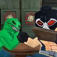 Image 1 of Bane & Croc Arm Wrestle Painting