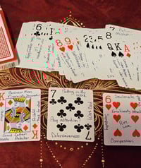 Image 4 of Cartomancy Printable Learners Deck – Create Your Own Deck for Beginners. PDFs, Guides, & Books