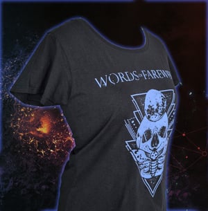 Girlie-Shirt "Butterfly Skull black"