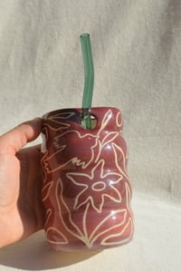 Image 10 of The SoulShine Co. Wavy Straw Cup - Sangria