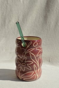 Image 12 of The SoulShine Co. Wavy Straw Cup - Sangria