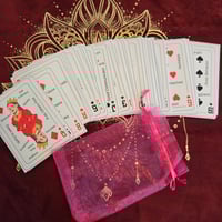 Image 2 of Cartomancy Printed Learning Deck – Divination Playing Cards for Beginners with Guides, Book, & PDF