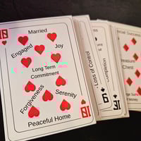 Image 3 of Cartomancy Printed Learning Deck – Divination Playing Cards for Beginners with Guides, Book, & PDF