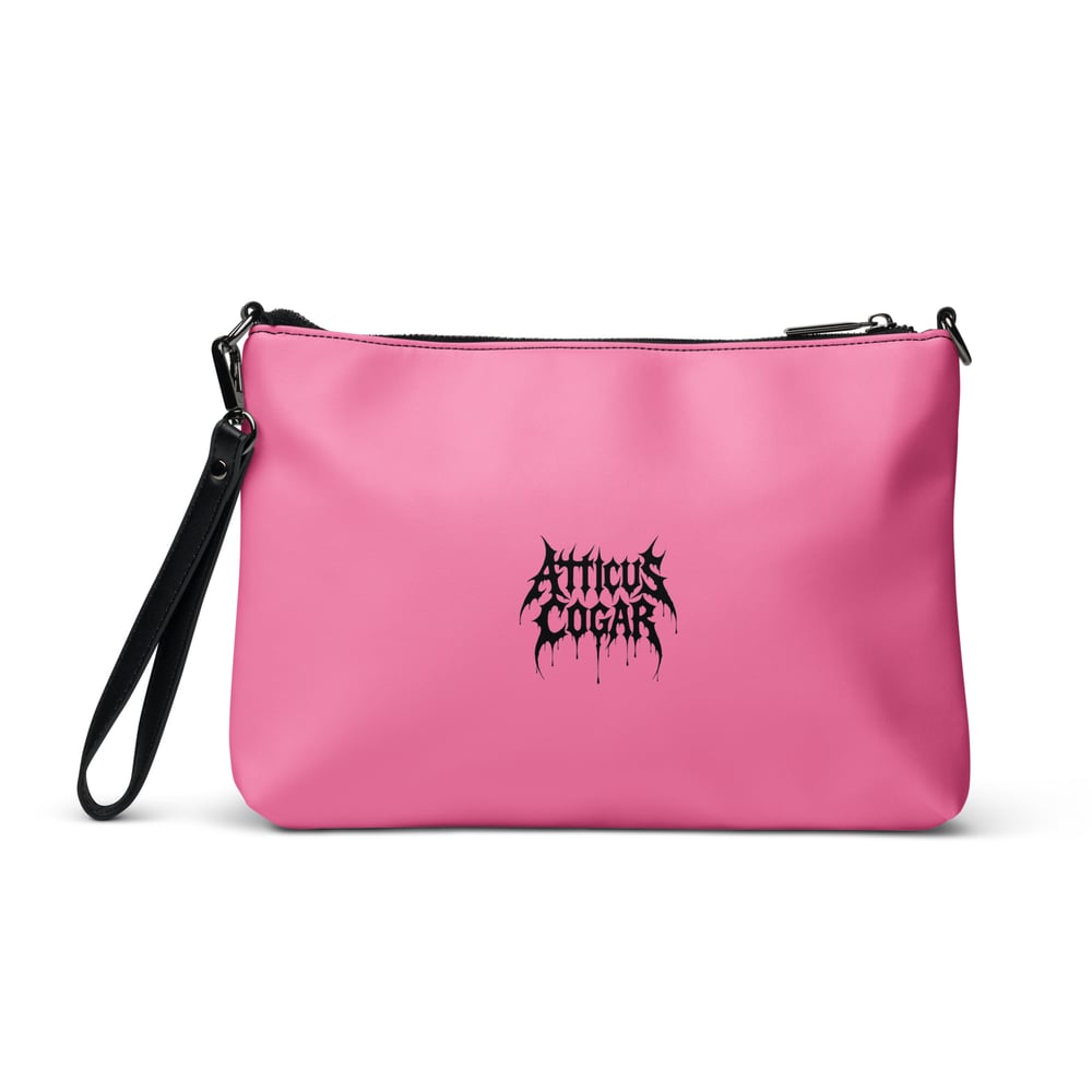 Image of Atticus Cogar "DELICATE FLOWER" Pink Crossbody Bag