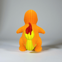 Image 3 of Charmander "Knitted" Figure