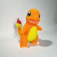 Image 4 of Charmander "Knitted" Figure