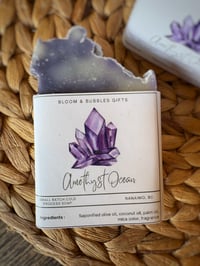 Image 2 of Amethyst Ocean cold process soap 