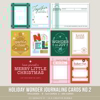 Holiday Wonder Journaling Cards No.2 (Digital)