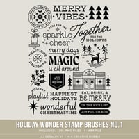 Holiday Wonder Stamp Brushes No.1 (Digital)