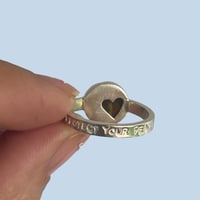 Image 1 of protect your peace ring