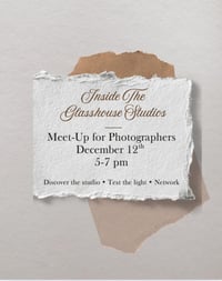 December´s Inside The Glasshouse Studios 