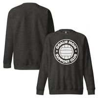 Image 8 of Goalie Mom Support Club Front Logo Crewneck (Dark Colors)