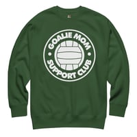 Image 13 of Goalie Mom Support Club Front Logo Crewneck (Dark Colors)