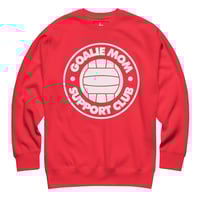 Image 15 of Goalie Mom Support Club Front Logo Crewneck (Dark Colors)