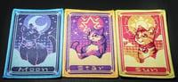 Image 2 of The Three Cats of the Moon, Star, and Sun Patches and Stickers