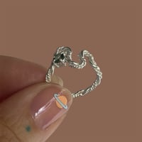 Image 3 of green wave ring