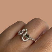 Image 2 of green wave ring