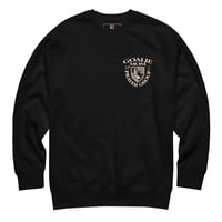 Image 2 of Goalie Mom Prayer Group Pocket Logo Crewneck (Dark Colors)
