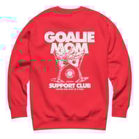 Image 16 of Goalie Mom Supprt Club Pocket Logo Crewneck (Dark Colors)