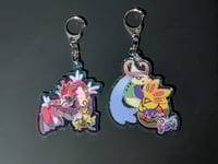 Image 2 of Gyarados and Milotic Double Sided Ripple Acrylic Charm