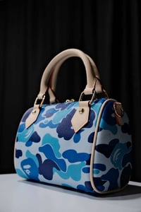 Image 2 of blue camo mini bag