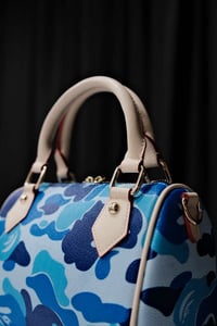Image 4 of blue camo mini bag