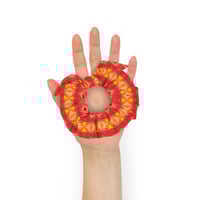 Image 4 of Orange Canna Lily Hair Scrunchie