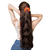 Image 5 of Orange Canna Lily Hair Scrunchie