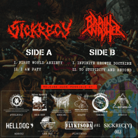 Image 4 of Sickrecy / Brainwasher - split 7"