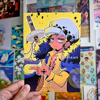 Image 2 of law yellow print ✨ 5x7 art print