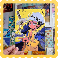 Image 1 of law yellow print ✨ 5x7 art print