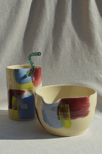 Image 1 of Matcha Duo in Sangria Quilt