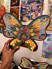 Image 1 of Cora original on wood