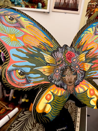 Image 3 of Cora original on wood