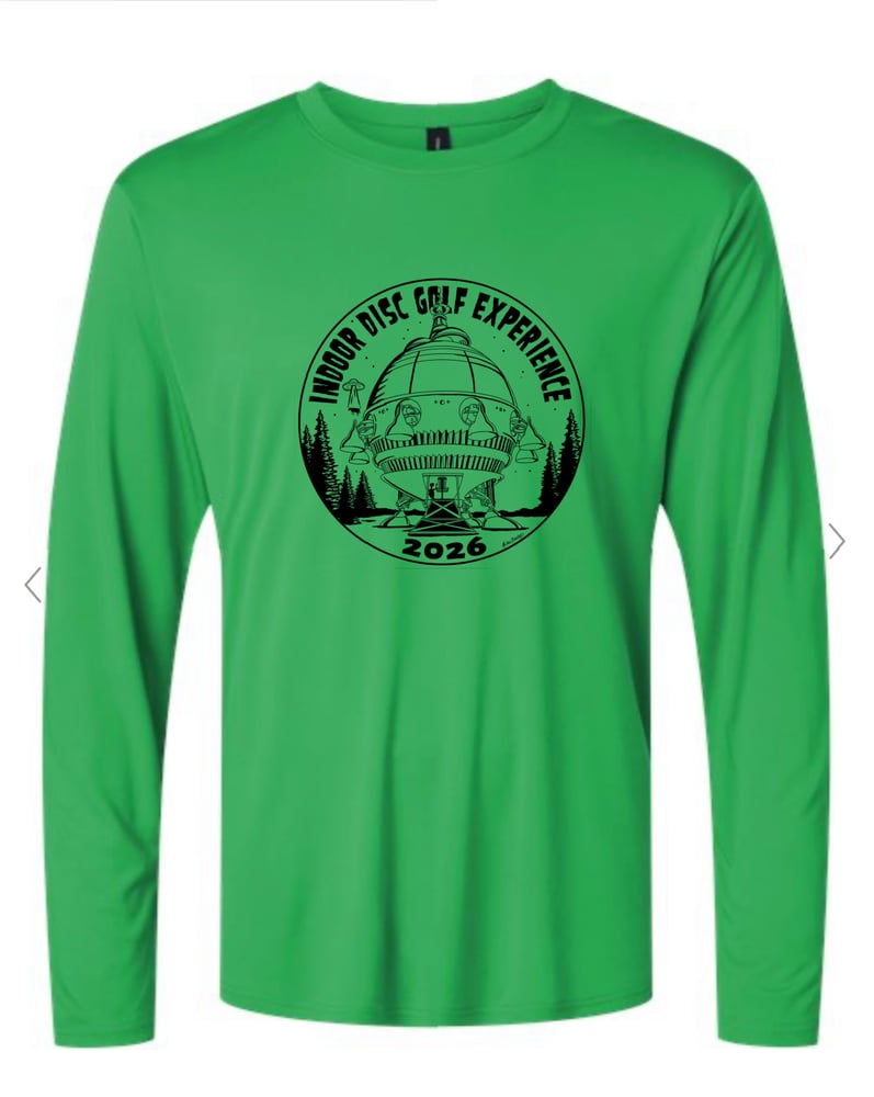 Image of Indoor Disc Golf Experiance 2026 event shirt 