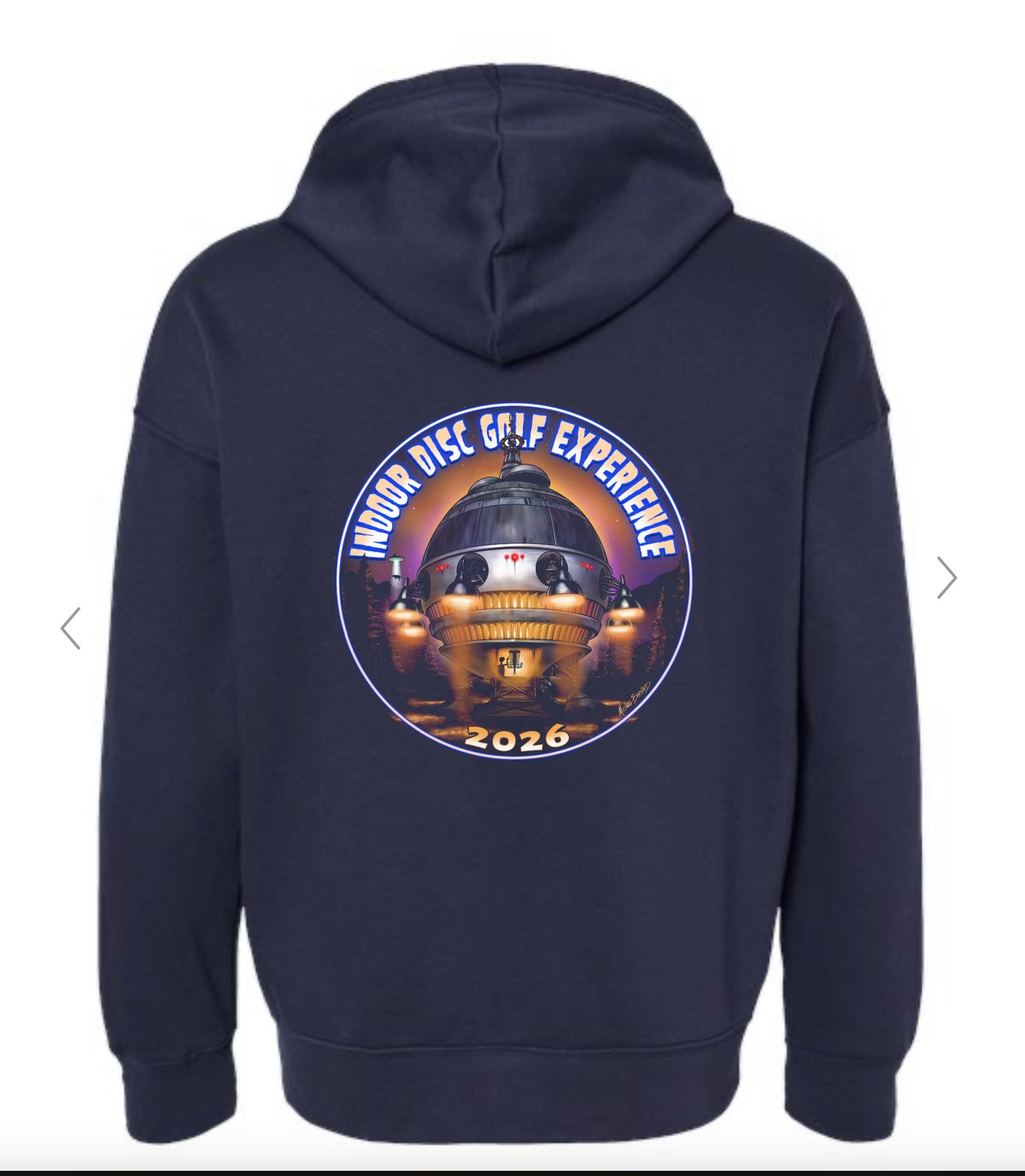 Image of Indoor Disc Golf Experience 2026 event Hoodie 