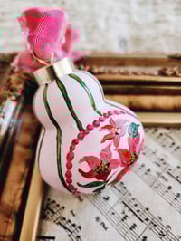 Copy of Victorian Pink Poinsettia -Luxury Christmas Ornament 