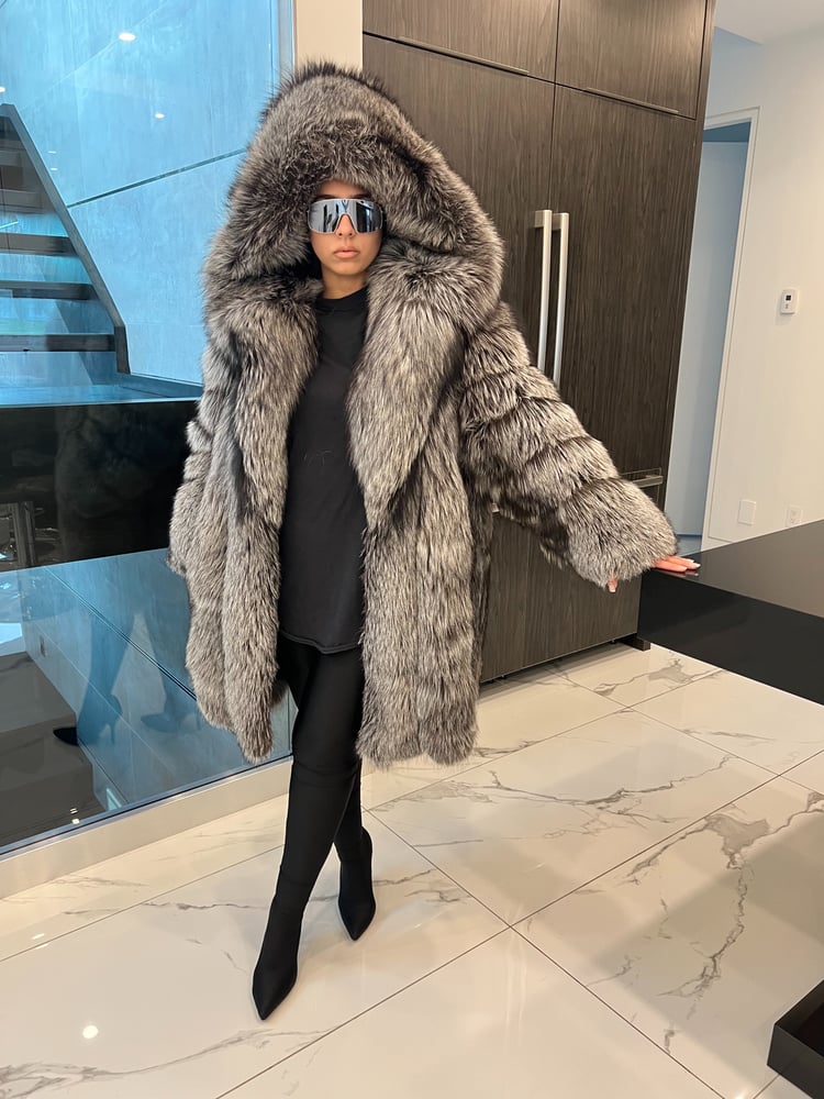 Image of Leona Fox Fur Coat
