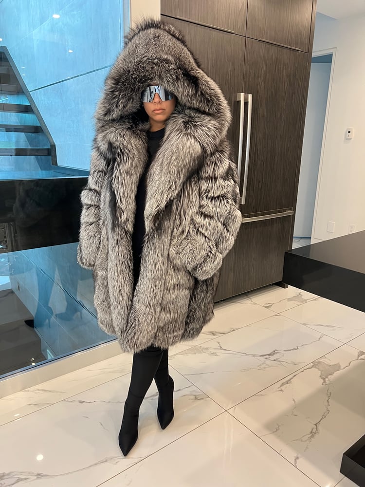 Image of Leona Fox Fur Coat