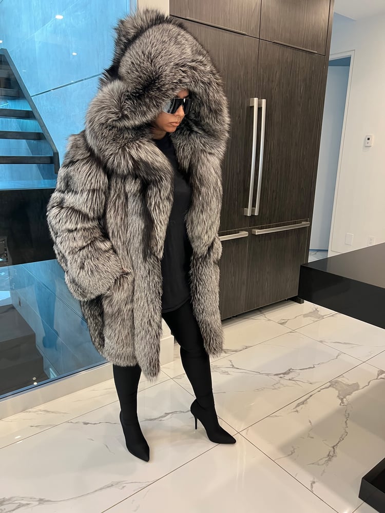 Image of Leona Fox Fur Coat