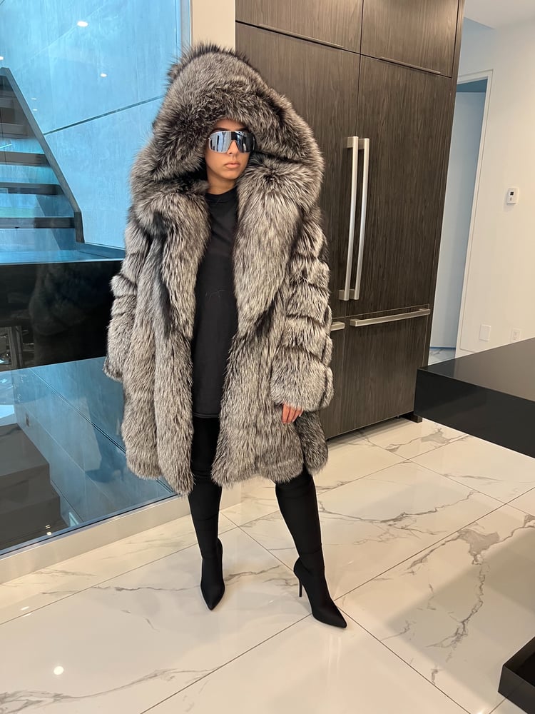 Image of Leona Fox Fur Coat