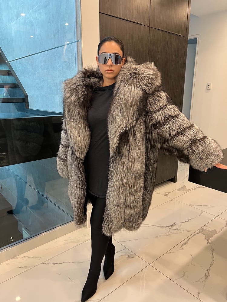Image of Leona Fox Fur Coat