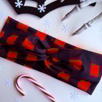 Buffalo Plaid Headwrap