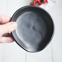 Image 3 of Custom order for Jenny - Two Medium Spoon Rests in Black Satin Glaze