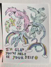 Be Yourself Riso Print