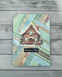Christmas Cheer -  Herringbone Gingerbread House